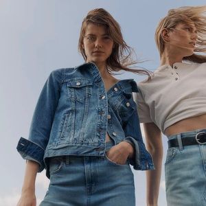 Madewell Oversized Denim Jacket in Medford Wash